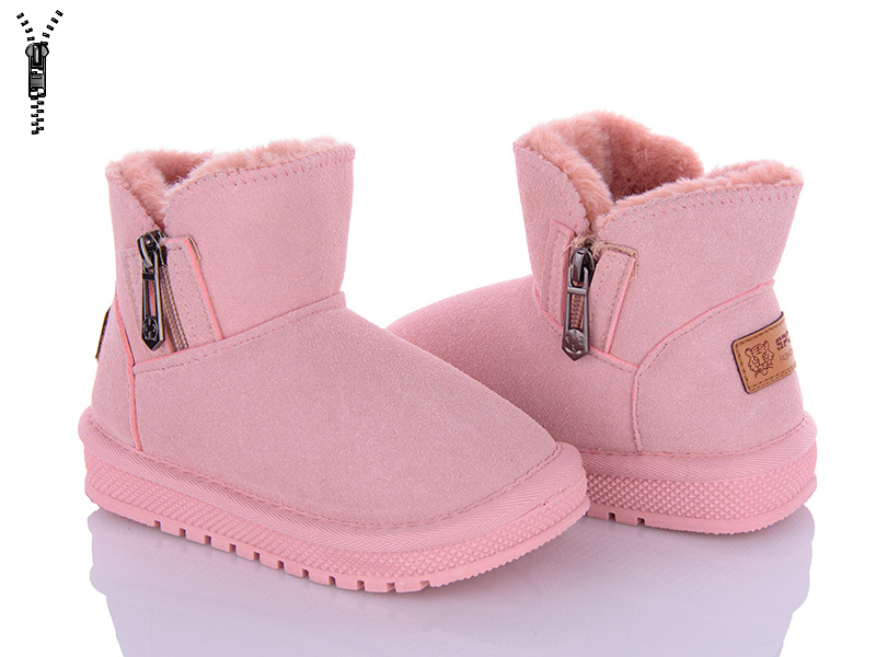 Угги OkShoes (26-31) B312 pink (зима)