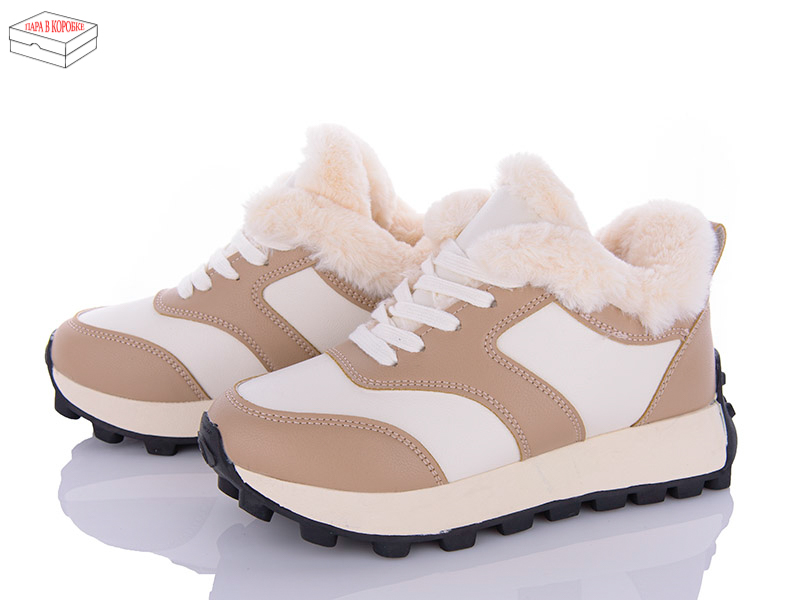 Кроссовки Ailaifa (36-41) 2311 khaki (зима)
