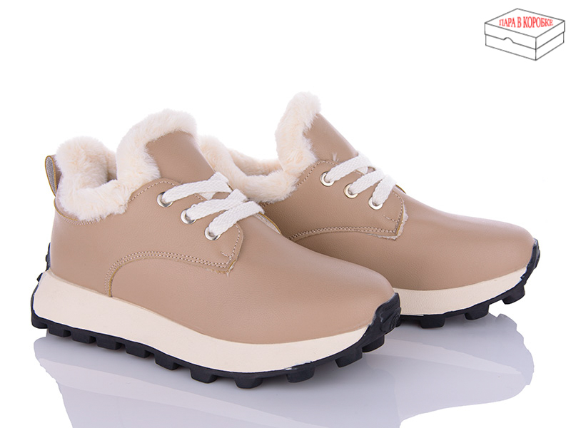 Кроссовки Ailaifa (36-41) 2307 khaki (зима)