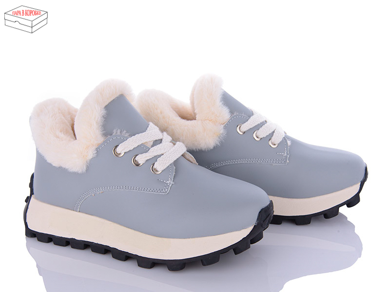 Кроссовки Ailaifa (36-41) 2307 grey (зима)