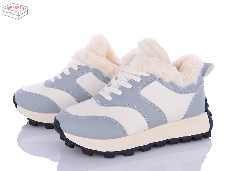 Кроссовки Ailaifa (36-41) 2311 grey (зима)