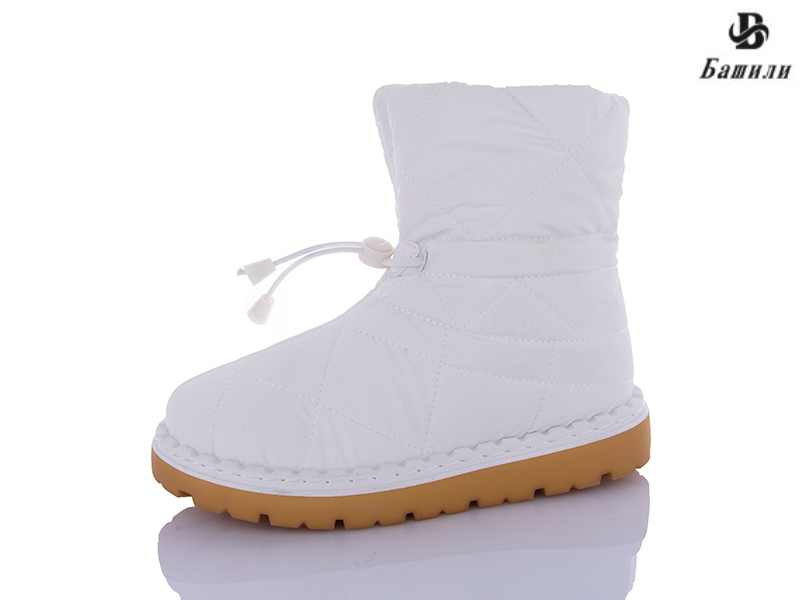 Дутики Башили (36-41) H93A68-2 white (зима)