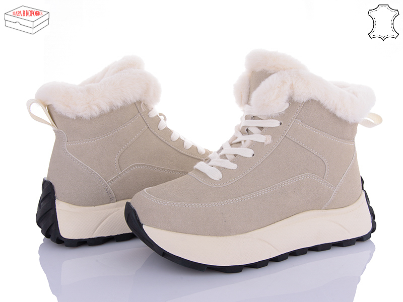 Ботинки Ailaifa (36-41) MD11 beige (зима)