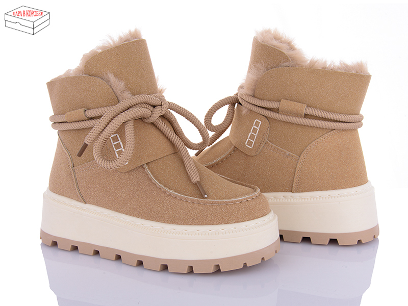 Ботинки Ailaifa (36-41) CM07 khaki (зима)