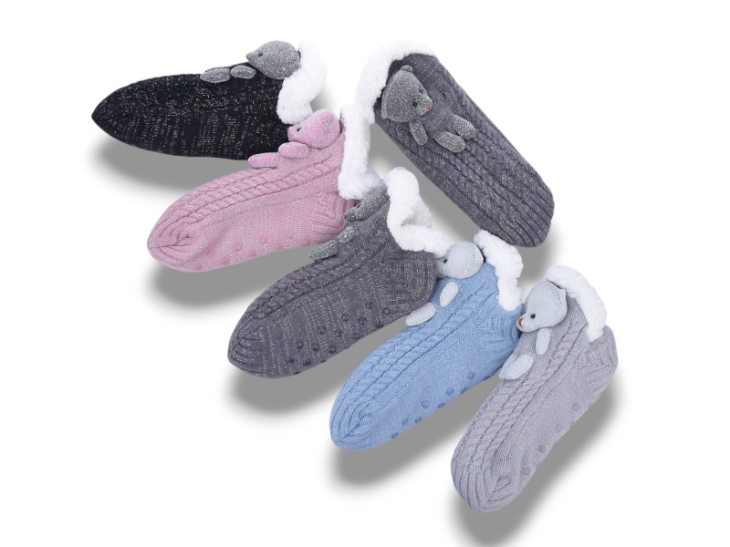 Тапочки Deshman (36-41) WF24514 mix (зима)