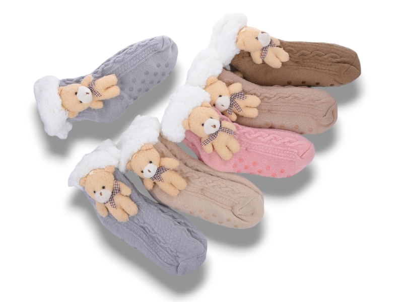 Тапочки Deshman (36-41) WF24520 mix (зима)