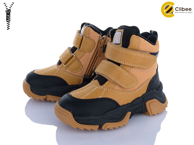 Ботинки Цветик (26-31) H309 camel (зима)
