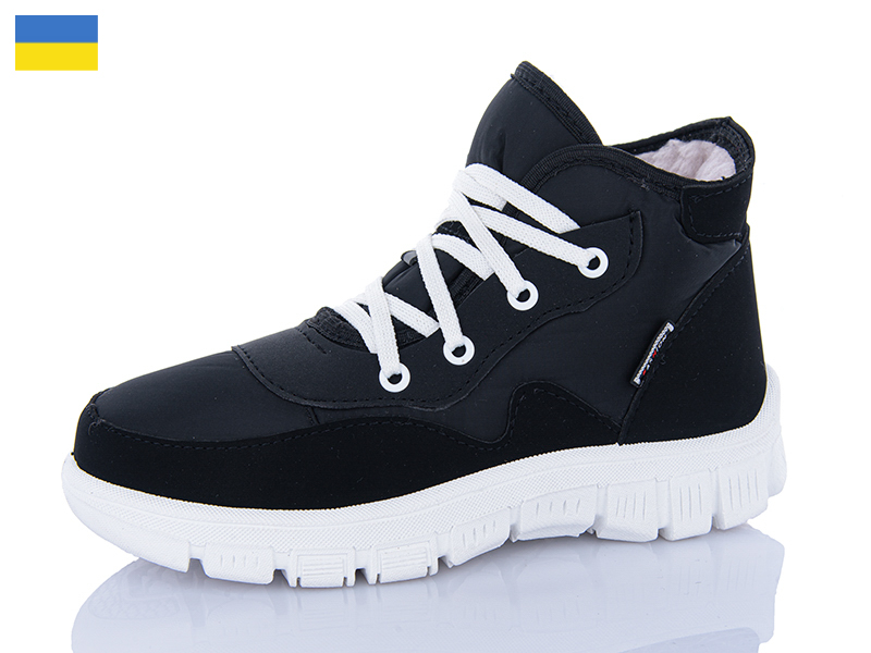 Кроссовки Inblu (36-41) 112 чорний (зима)
