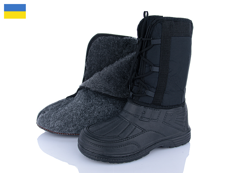 Сапоги Inblu (40-45) S15 берц чорний (зима)