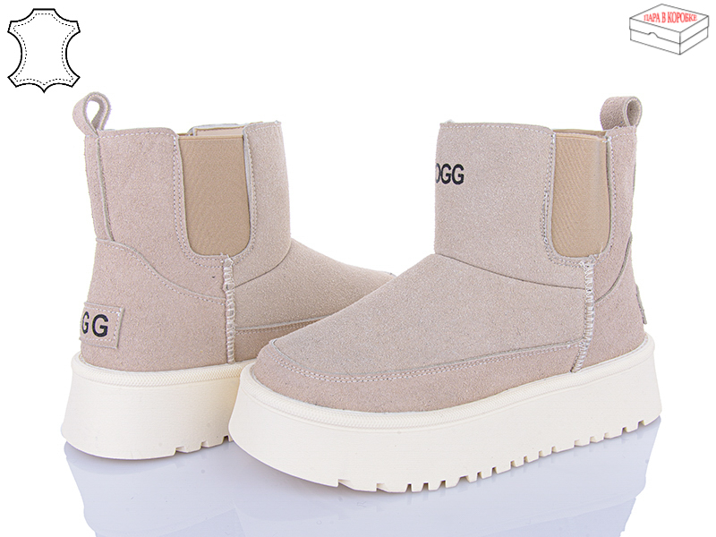 Угги Ailaifa (36-41) M032-1 beige (зима)