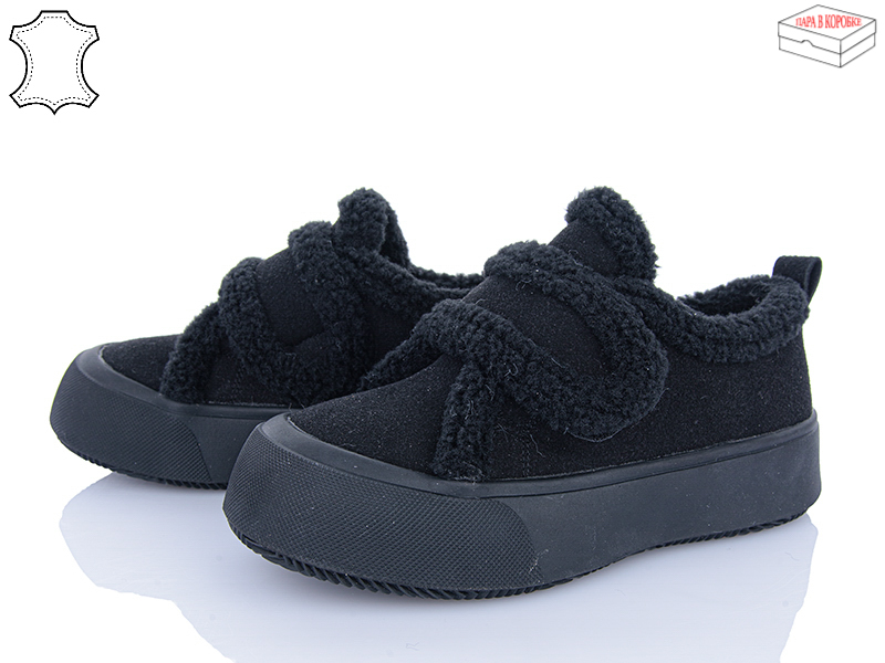 Туфли Ailaifa (36-41) M060 black (зима)