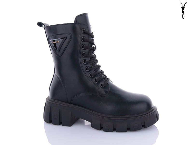Ботинки ABA (36-41) 5233 black (зима)