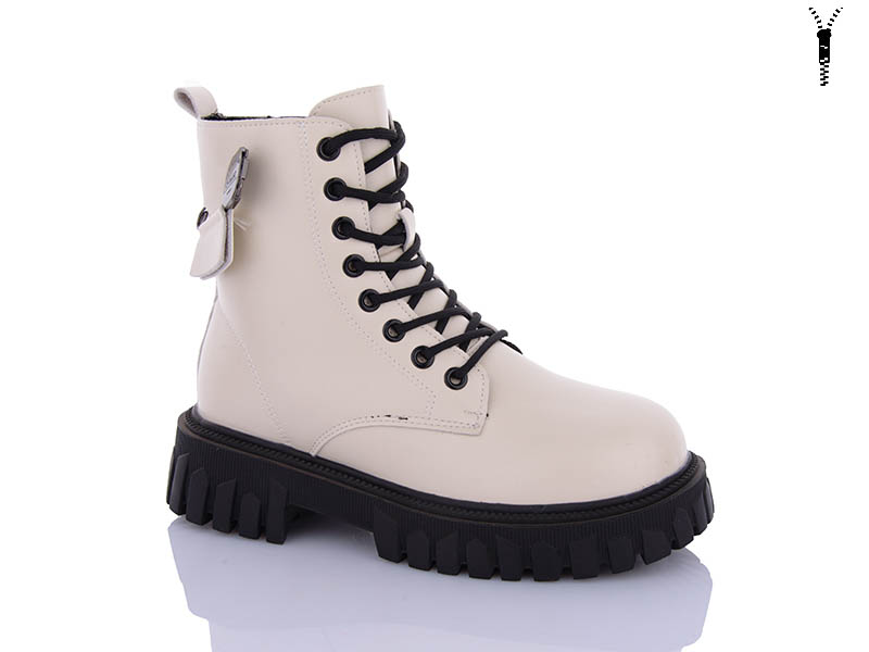 Ботинки ABA (36-41) 5255 beige (зима)
