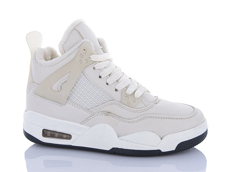 Кроссовки QQ Shoes (36-41) BB1-1 beige (зима)