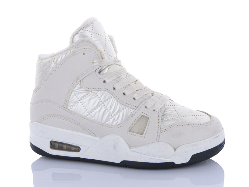 Кроссовки QQ Shoes (36-41) BB1-3 beige (зима)