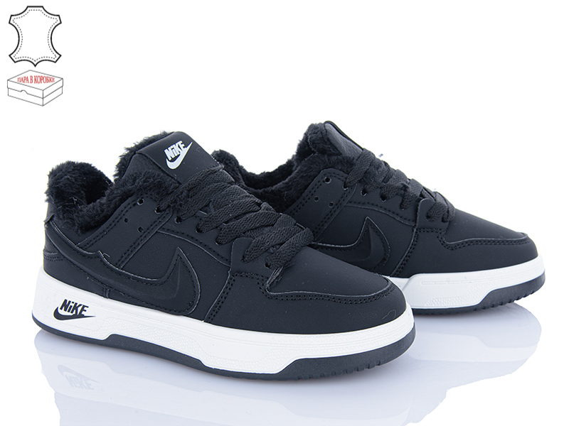 Кроссовки Ailaifa (36-41) CN061 black (зима)
