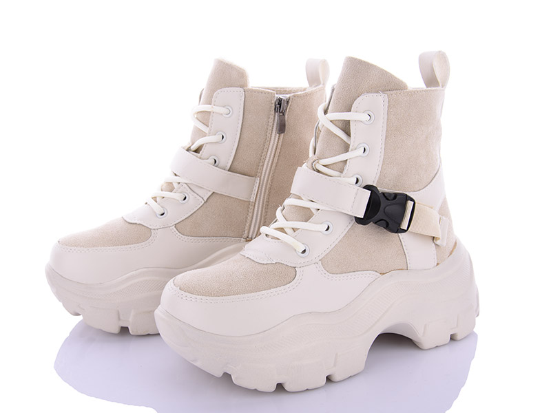 Ботинки VIOLETA (36-40) 197-57 beige (деми)