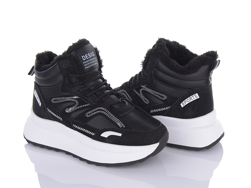 Кроссовки YIYI (36-41) YB022-1 (зима)