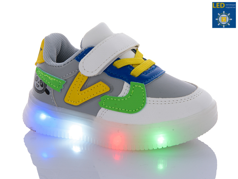 Кроссовки Ashiguli (21-25) L765-1 LED (деми)