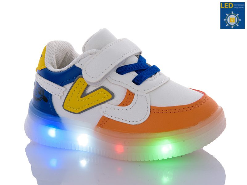 Кроссовки Ashiguli (21-25) L765-3 LED (деми)