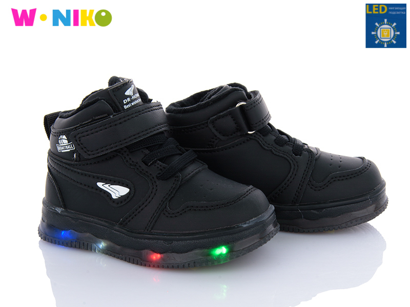 Кроссовки W.Niko (21-26) NK111-1 LED (деми)