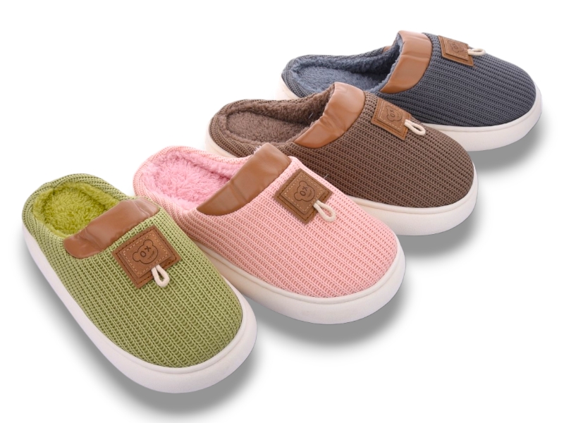 Тапочки Deshman (36-45) AB141 mix (зима)