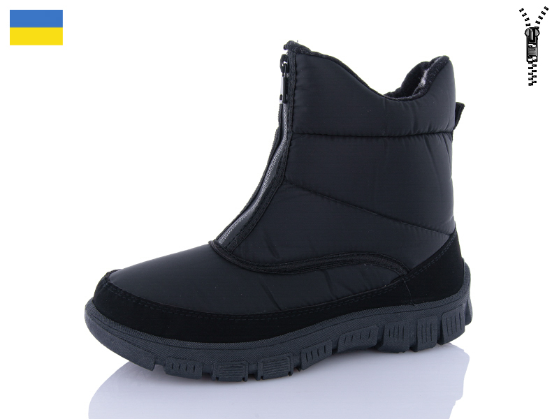 Дутики Inblu (36-41) 323 чорний (зима)