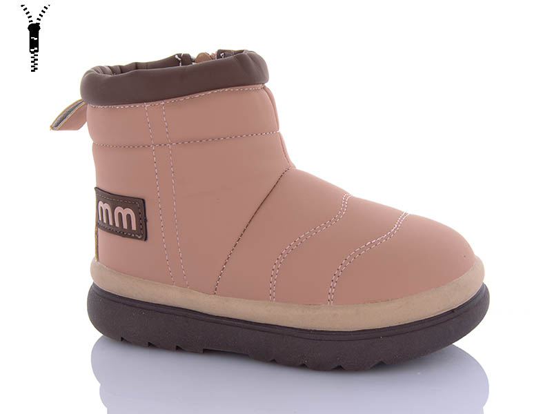 Ботинки Y.Top (27-32) 20088 pink (зима)