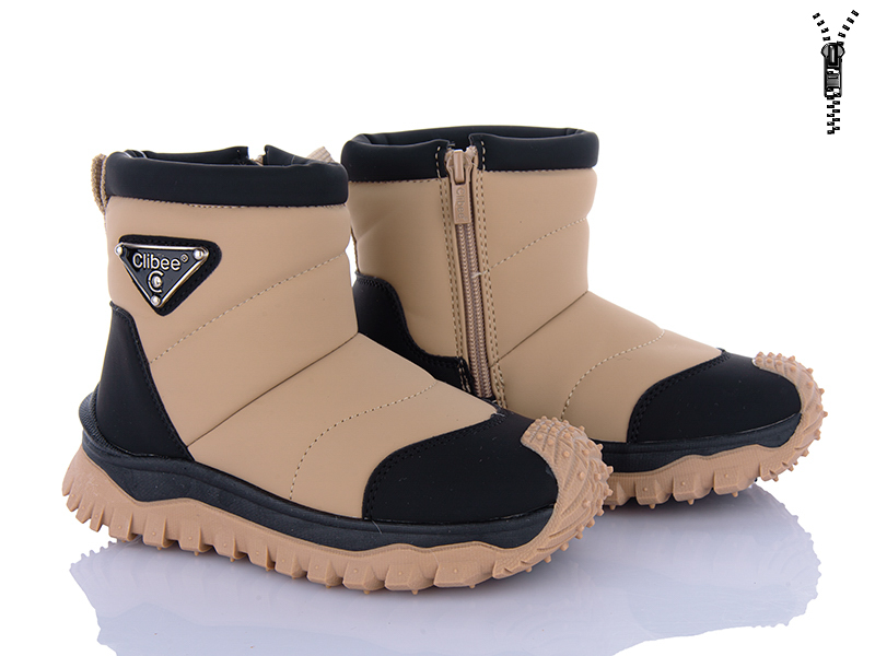 Ботинки Цветик (27-32) HB549 khaki (зима)
