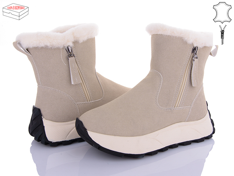 Ботинки Ailaifa (36-41) MD10 beige (зима)