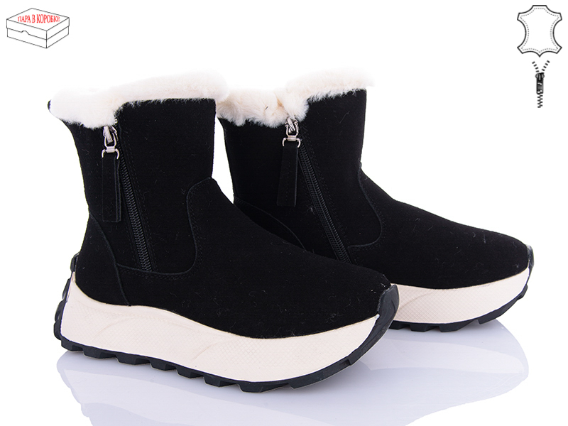 Ботинки Ailaifa (36-41) MD10 beige-black (зима)