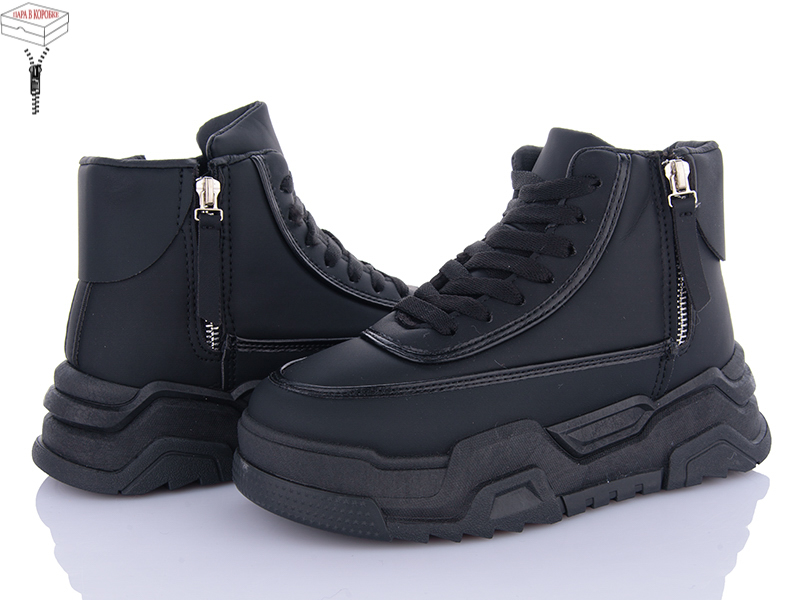 Ботинки Ailaifa (36-41) CK23 black (зима)