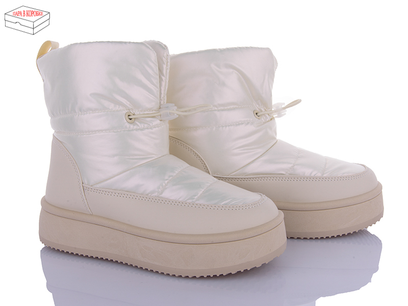 Дутики Ailaifa (36-41) HY39 beige (зима)