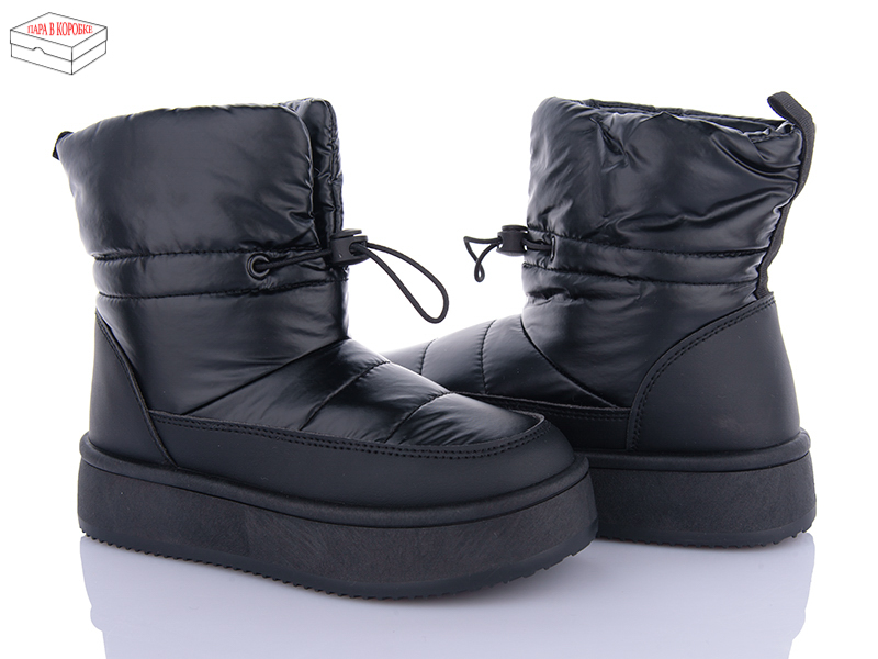 Дутики Ailaifa (36-41) HY39 black (зима)