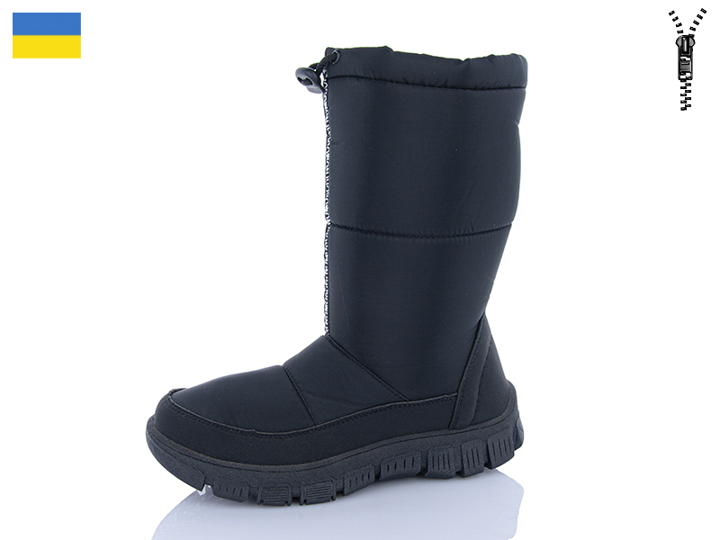 Дутики DeMur (38-42) 304 чорний (зима)
