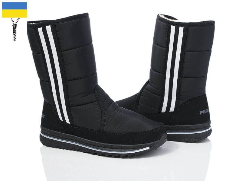 Дутики DeMur (37-42) 5013 чорний (зима)