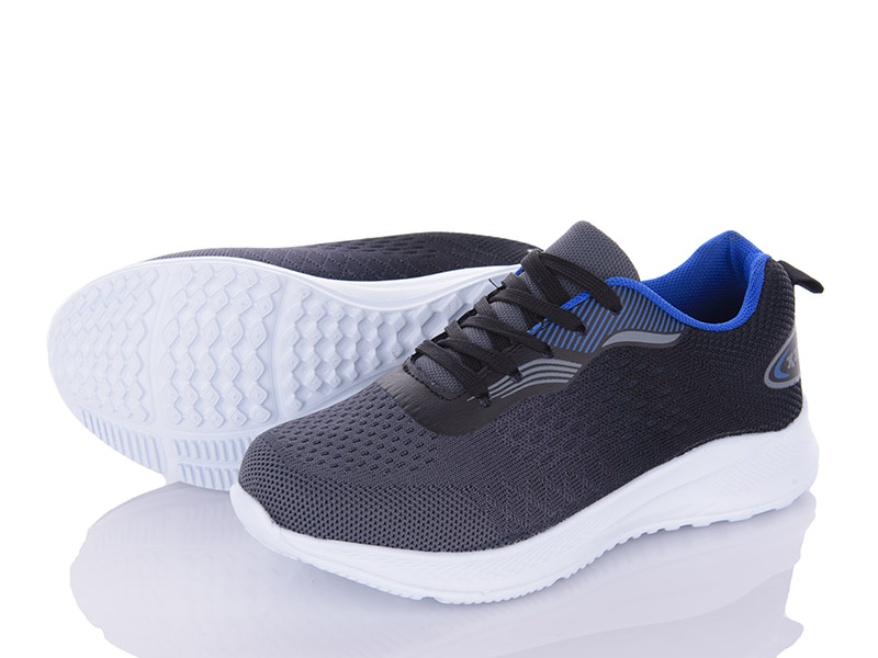 Кроссовки Wei Wei (32-37) 2579-10 d.grey-black (деми)