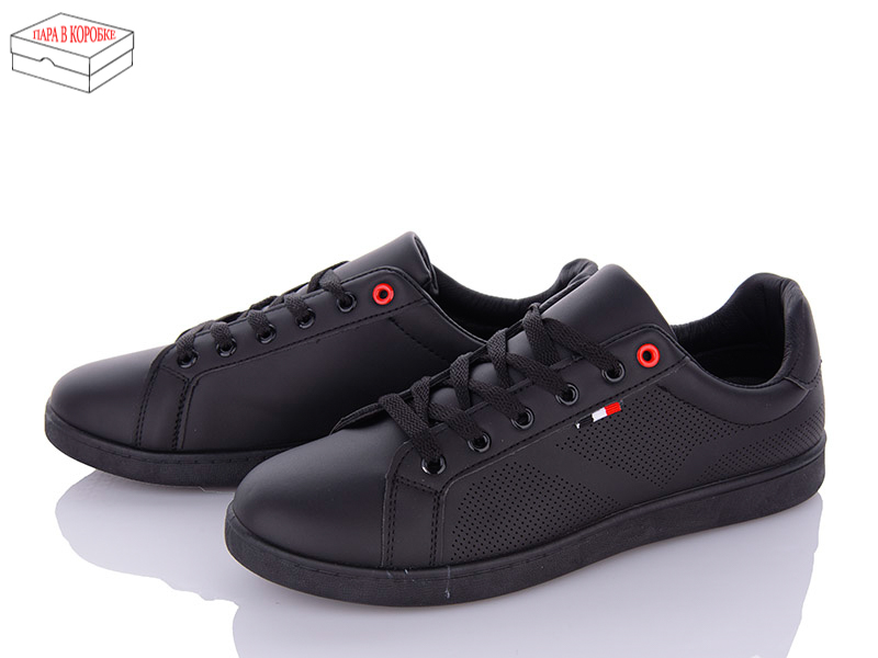 Кеды Wei Wei (41-45) YY5837 black (деми)