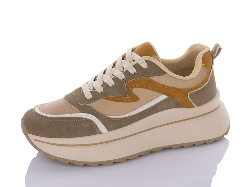 Кроссовки ABA (36-41) JP20 khaki (деми)