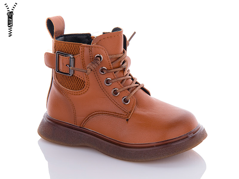 Ботинки Леопард (26-30) 8017 brown (деми)