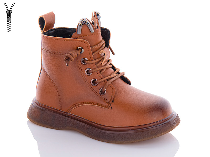 Ботинки Леопард (26-30) 8018 brown (деми)