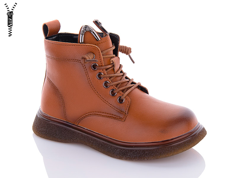Ботинки Леопард (31-36) 9018 brown (деми)