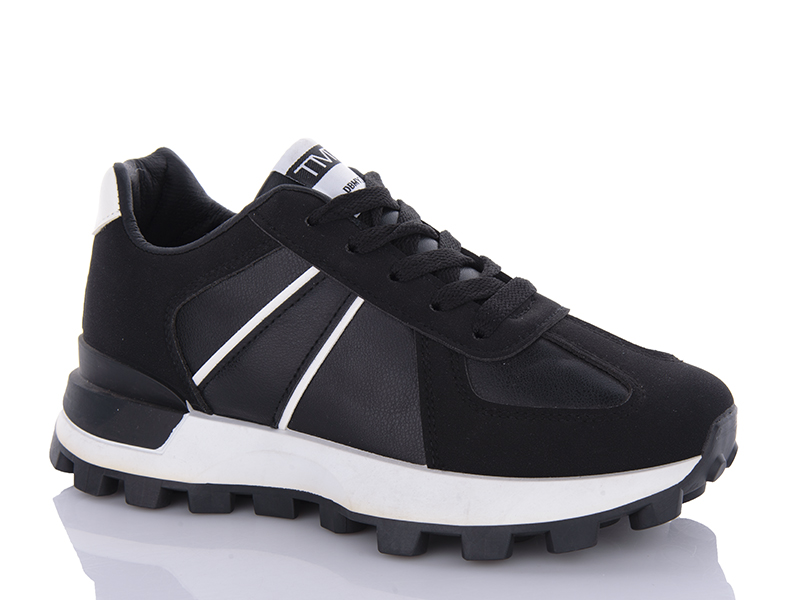 Кроссовки QQ Shoes (36-41) JP23 black (деми)