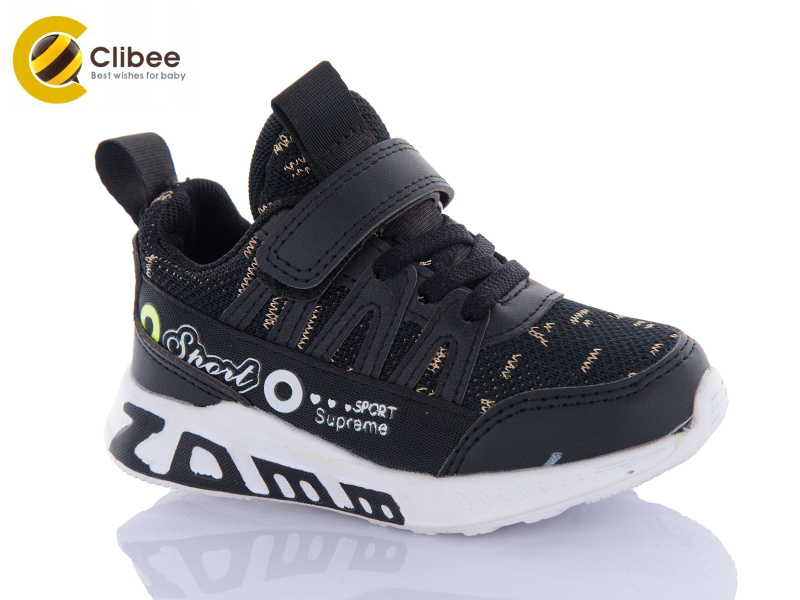 Кроссовки Clibee-Apawwa (26-31) X8050 black (деми)