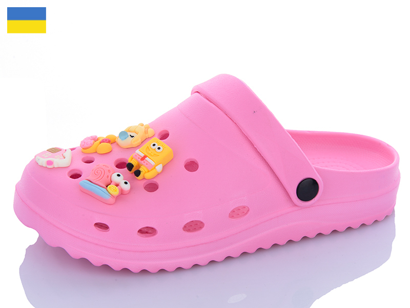 Кроксы Luckline (36-41) 5163-383 Джибітси асорті (лето)