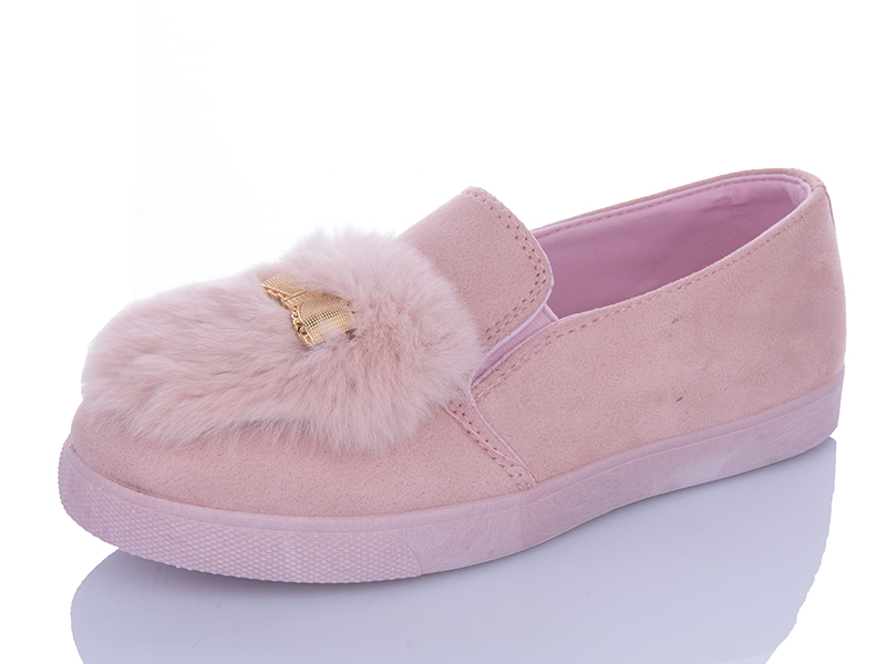 Слипоны Чоловіче Взуття+ (36-41) 4177-2 pink (деми)