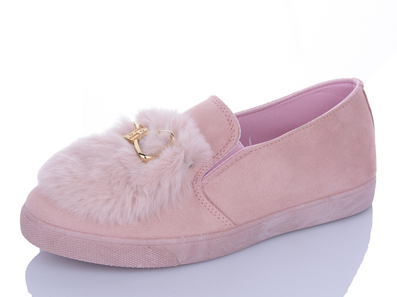 Слипоны Чоловіче Взуття+ (36-41) 4178-2 pink (деми)