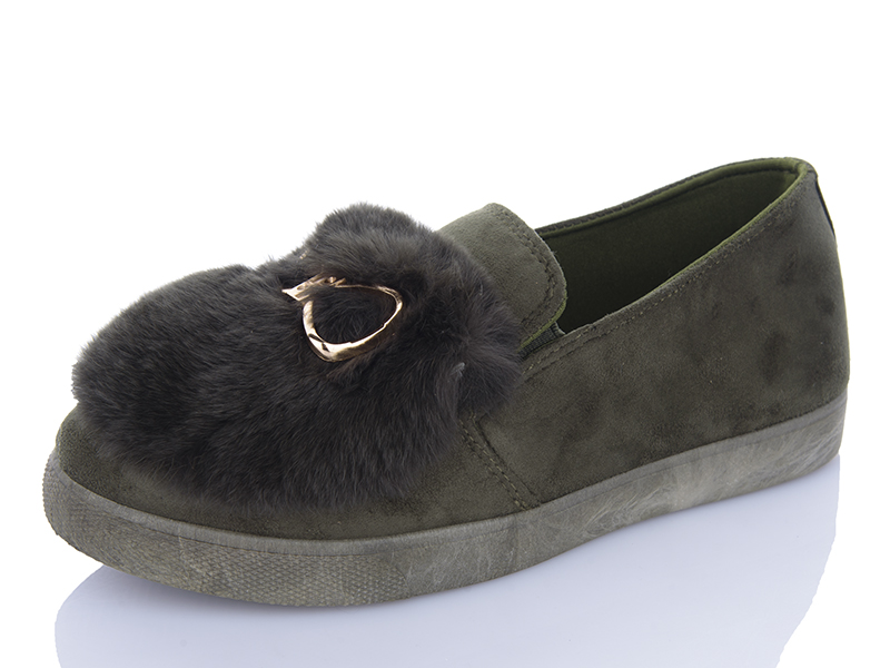 Слипоны Чоловіче Взуття+ (36-41) 4178-3 army (деми)