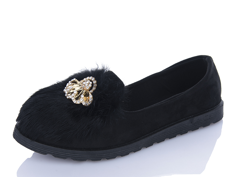 Туфли Чоловіче Взуття+ (36-41) 4202 black (деми)