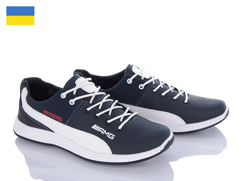 Кроссовки Paolla (40-45) КР22 синій-білий (деми)